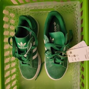 adidas Kids Sneakers in Green and White